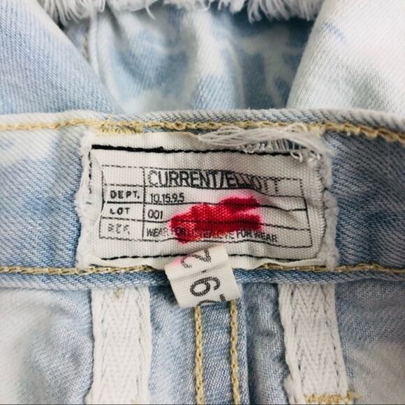 Current/Elliott The Boyfriend Rolled Short in Open Sky Sz 29 - Picture 5 of 8